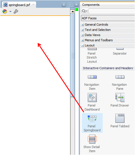 App navigator with ViewController project selected and New menu option selected in context menu.