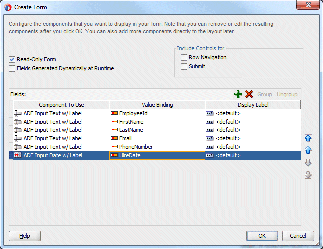 App navigator with ViewController project selected and New menu option selected in context menu.