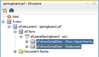 App navigator with ViewController project selected and New menu option selected in context menu.