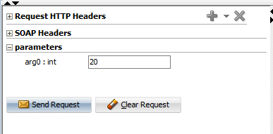 send request button