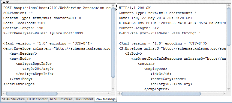 http analyzer raw message