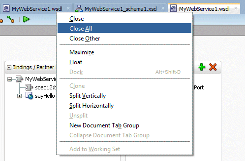 application navigator close all