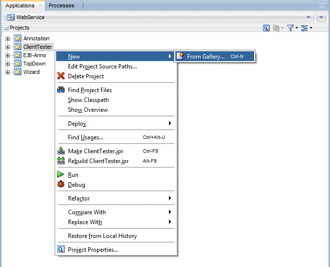 application navigator