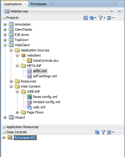 data control pane