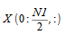 image:X (0:{N1 over 2}, :)