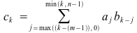 image:c sub {k} ~= sum to {