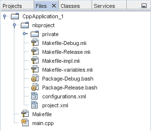 image:Files tab