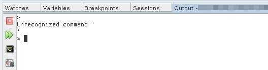 image:Output window