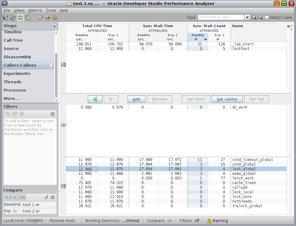 image:Callers-Callees screen