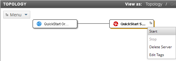 Start API Gateway instance in API Gateway Manager