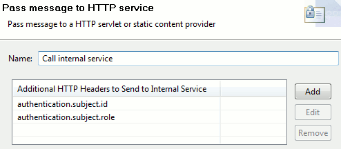 Call Internal Service Filter
