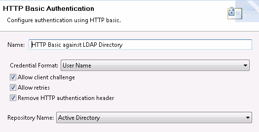 HTTP Basic Authentication Filter