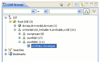 Viewing the Role in the OpenLDAP Group