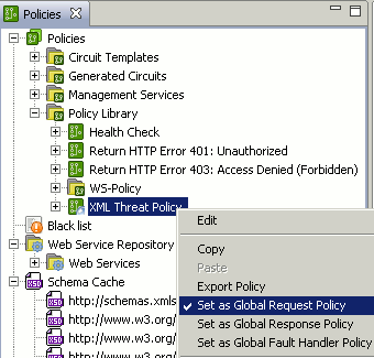 Selecting a Global Policy