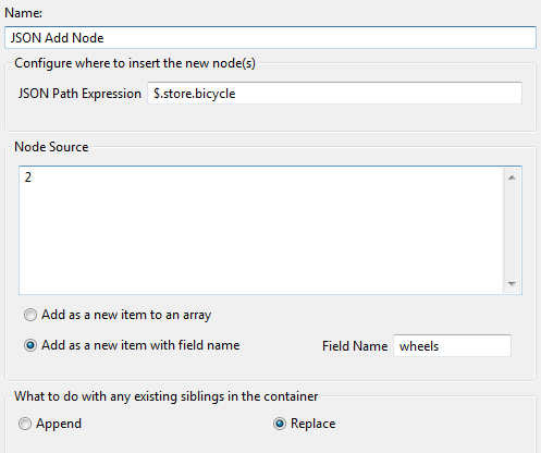 Add field replacing others