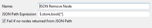 Remove JSON array
