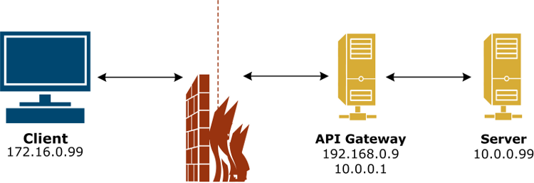 Transparent proxy example