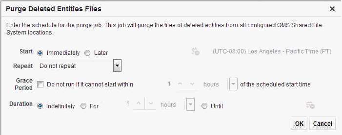 Purge deleted entities Purge deleted entities
