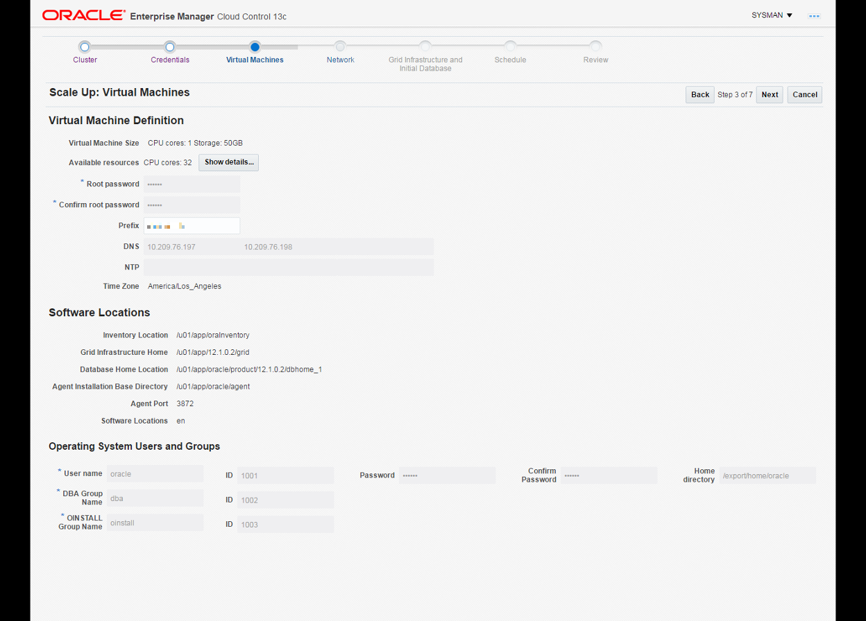This image shows more details on the virtual machine definition. This image shows more details on the virtual machine definition.