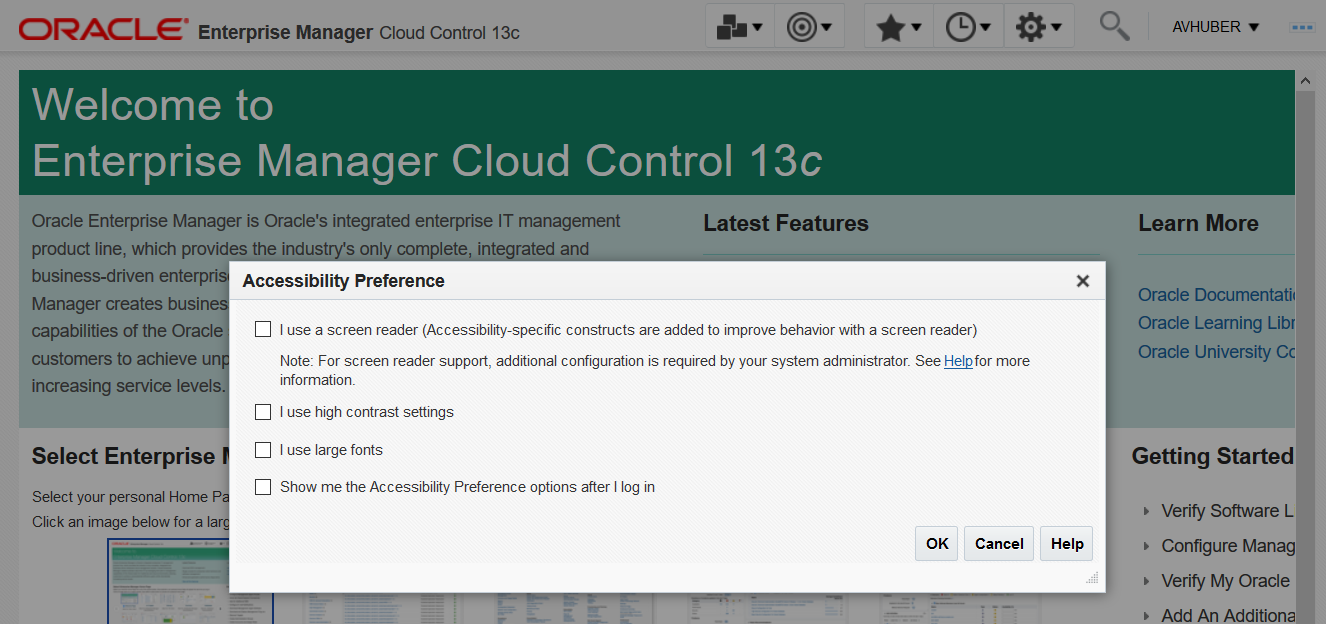 Accessibility Preferences