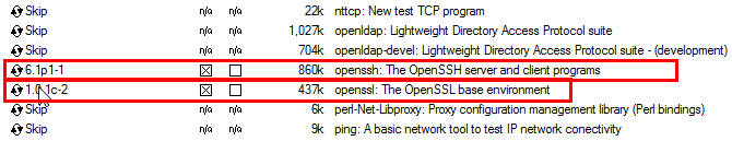 Net Category Screen