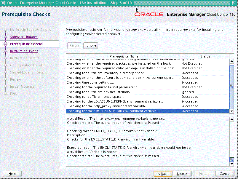 Check Prerequisites Check Prerequisites