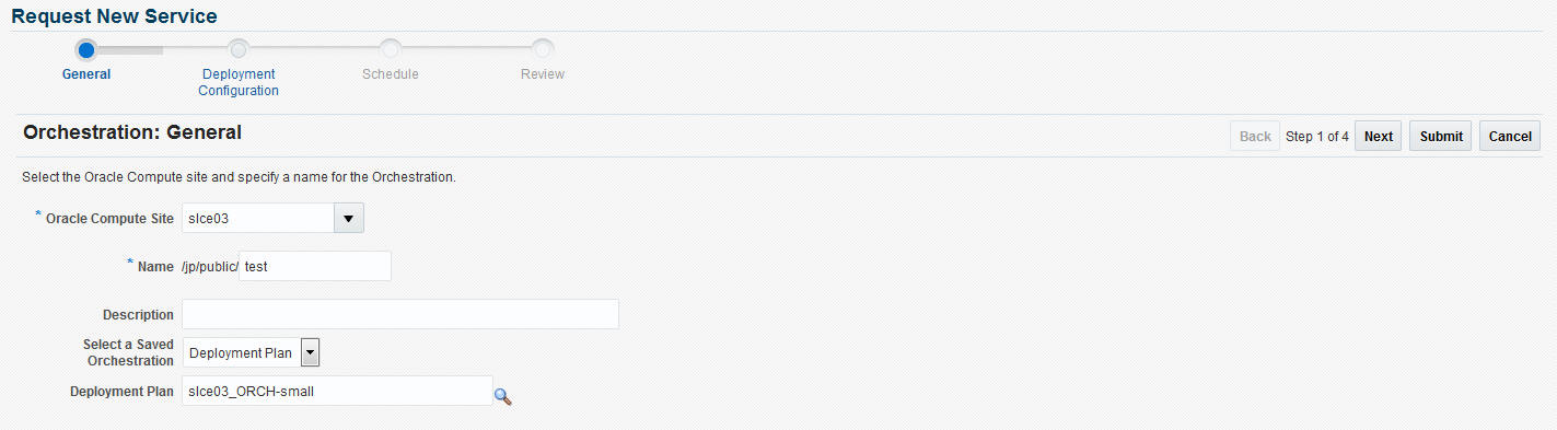 Request Orchestration General Page Request Orchestration General Page