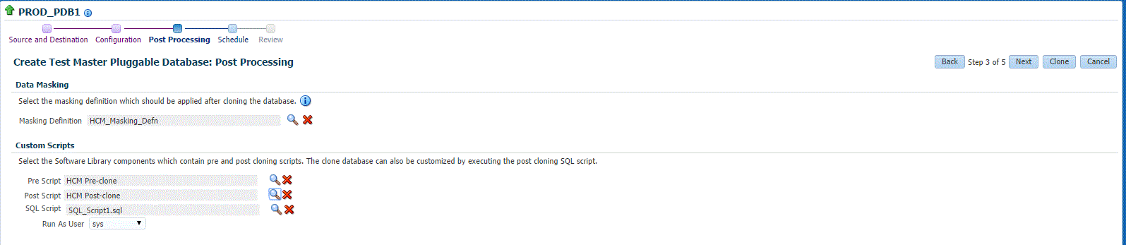 Test Master PDB Post Processing page