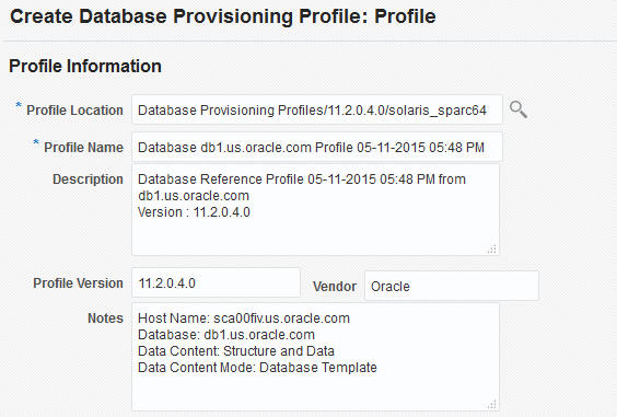 Profile Information section