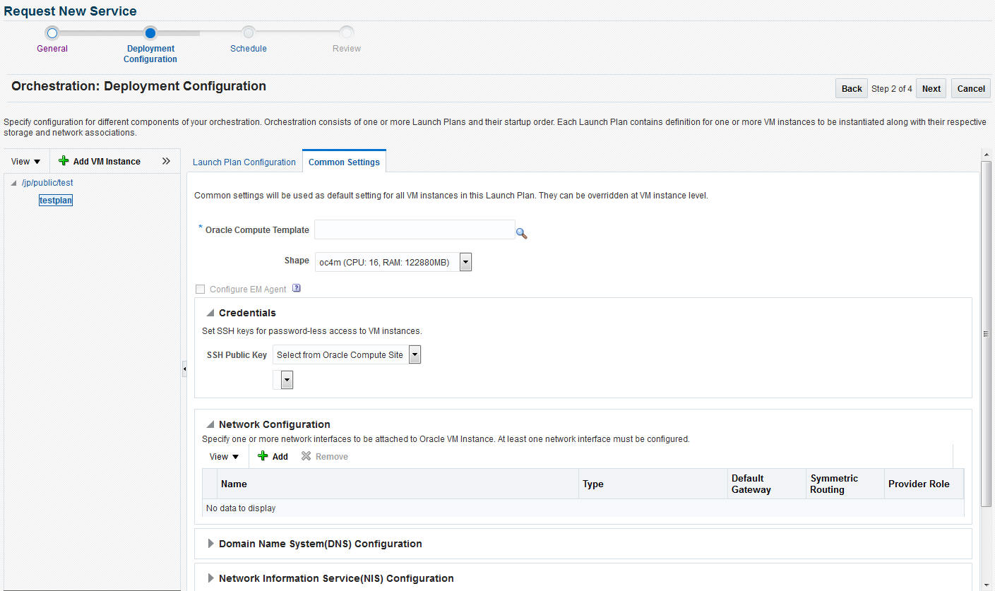 Request Orchestration: Deployment Configuration Request Orchestration: Deployment Configuration