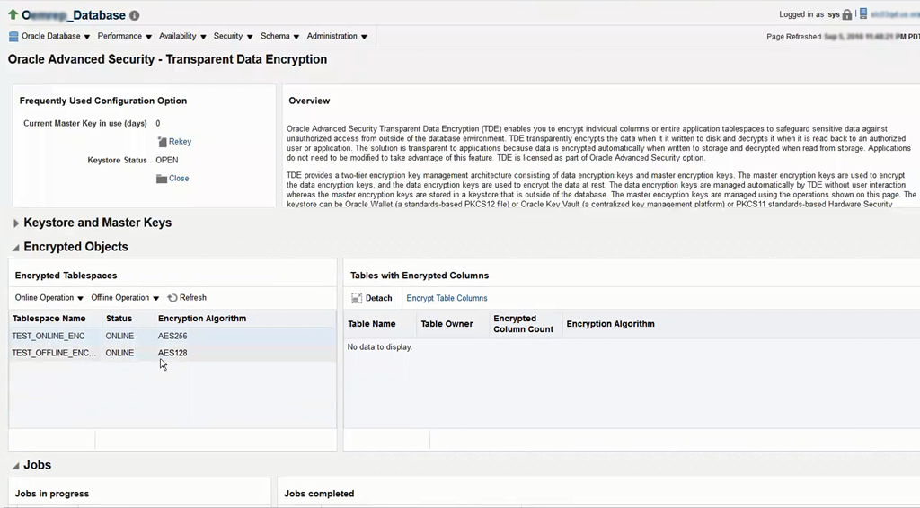 Transparent Data Encryption home page Transparent Data Encryption home page