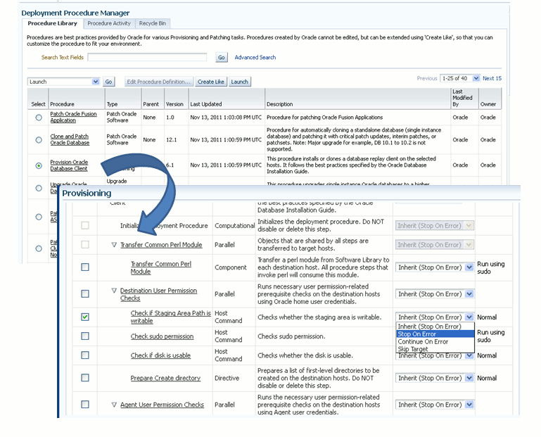 Deployment Procedure Manager Deployment Procedure Manager