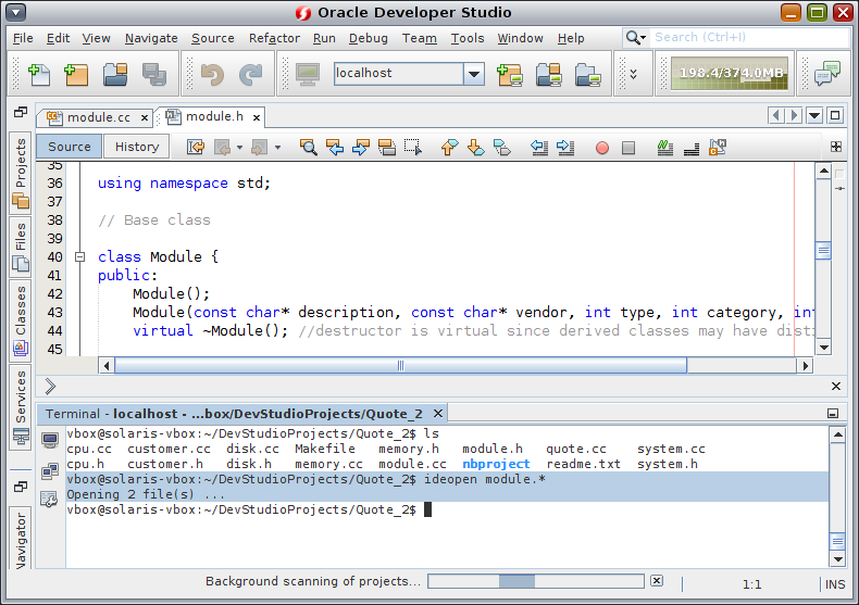 image:Open Files in the Editor