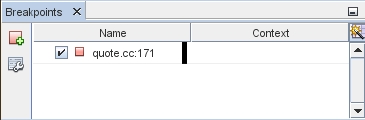 image:Breakpoints window