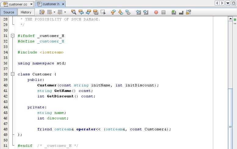 image:Editor window with function names highlighted in bold