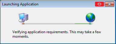 Anywhere verifying application requirements