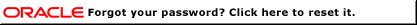 Password Reset tab