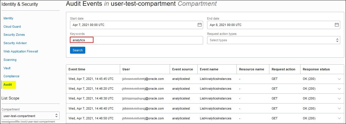 Description of console_oac_audit.jpg follows Description of console_oac_audit.jpg follows