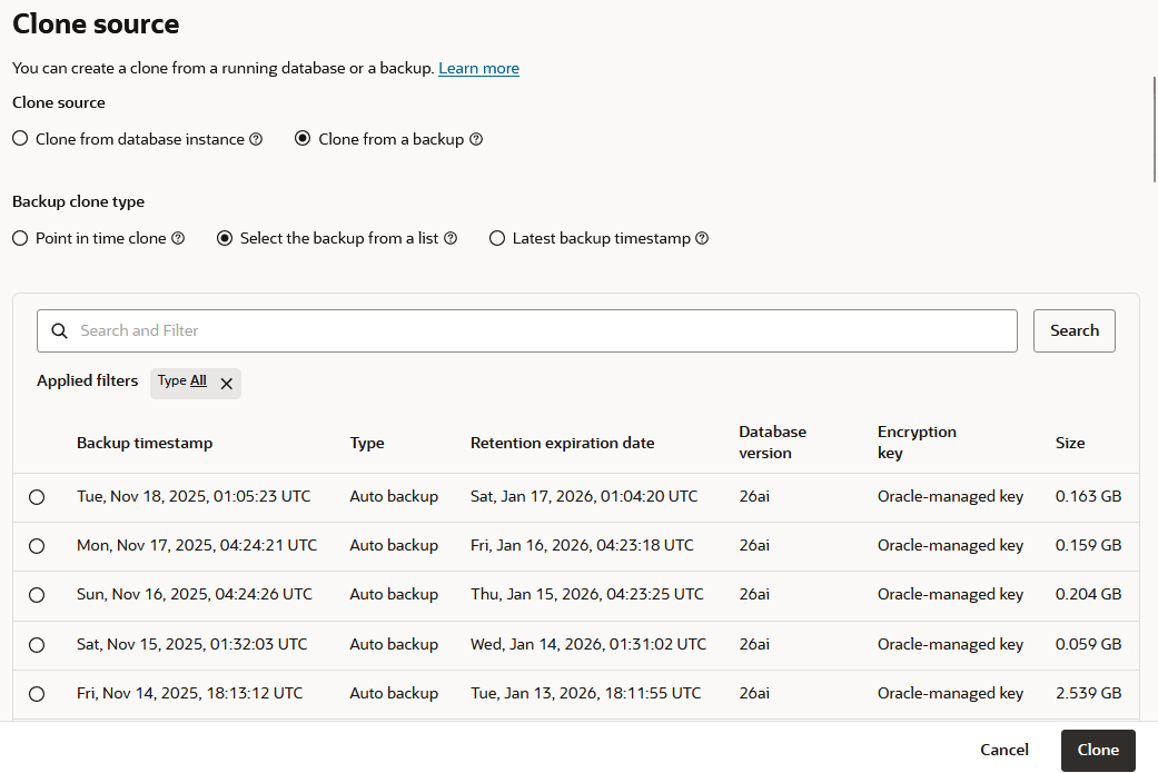 Description of adb_clone_source_list.png follows Description of adb_clone_source_list.png follows