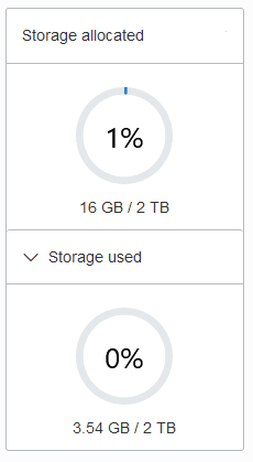 Description of adb_console_overview_storage.png follows Description of adb_console_overview_storage.png follows