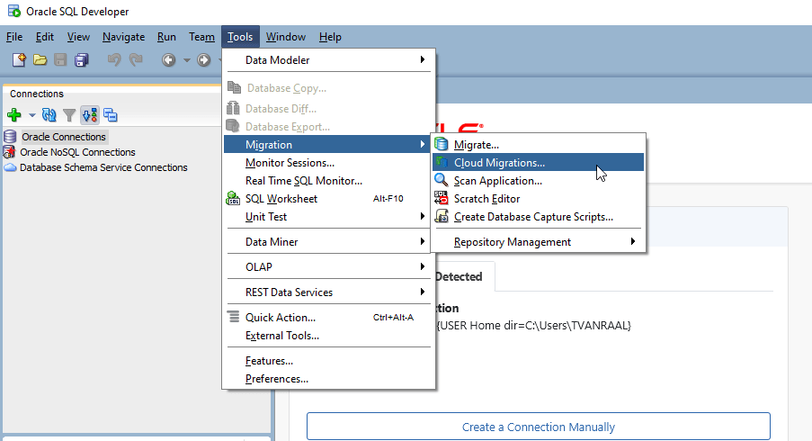 Description of adw_migrate_redshift_start.png follows Description of adw_migrate_redshift_start.png follows