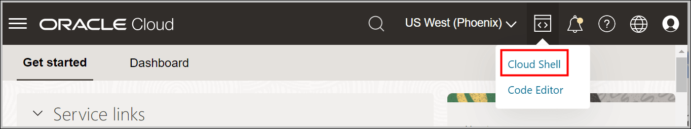 Description of cloud_shell1.png follows Description of cloud_shell1.png follows