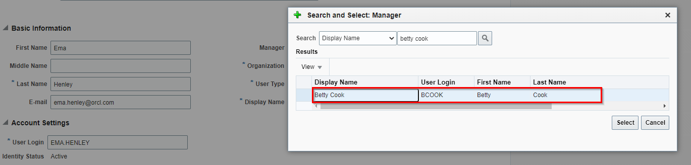 Update Manager Name