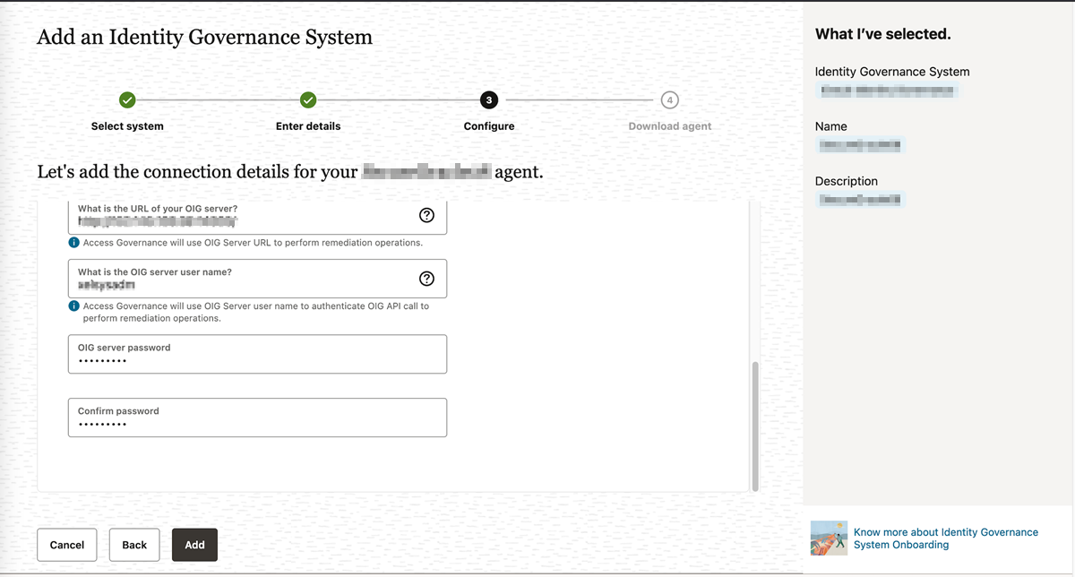 Configure OIG Server