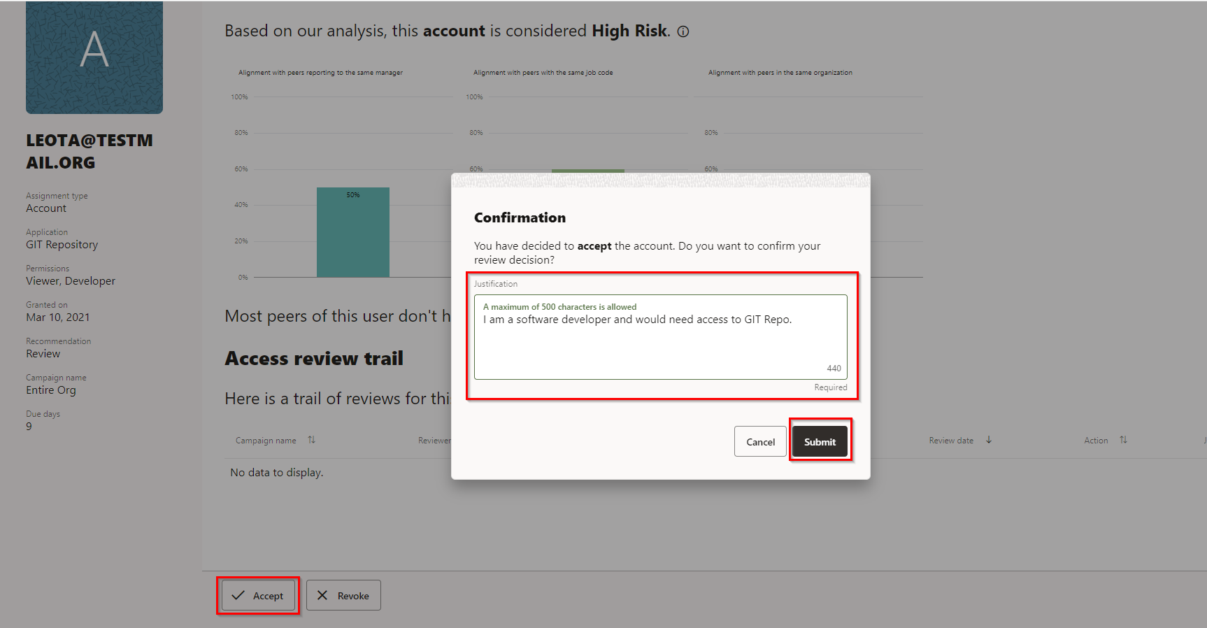 Accept High Risk