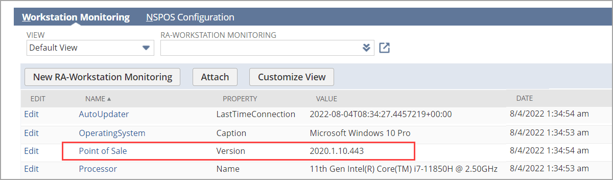 Workstation Monitoring with Point of Sale version included