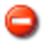 red 'blocked' icon