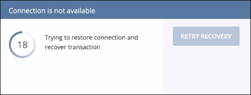 Connection is not Available