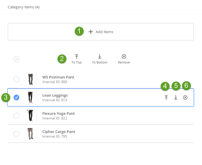 Category Items