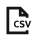 The CSV icon for exporting the Audit Templates list page as a CSV file